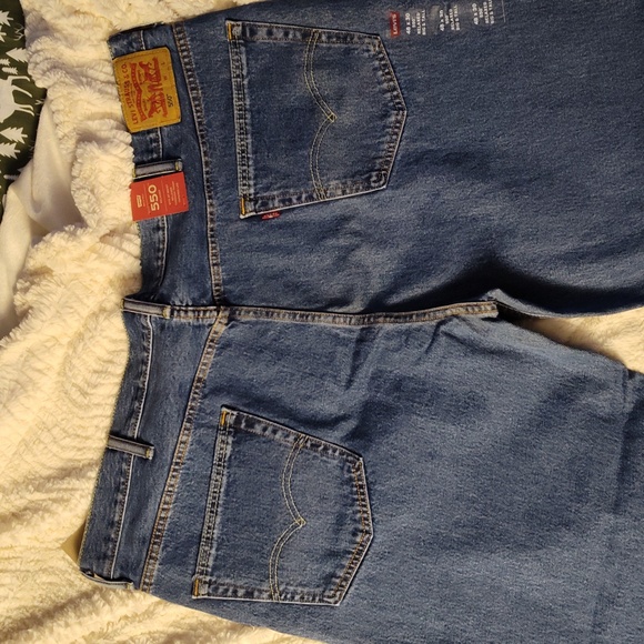 Levi's 550 men's denim blue jeans size 48x30 nwt - Picture 10 of 15